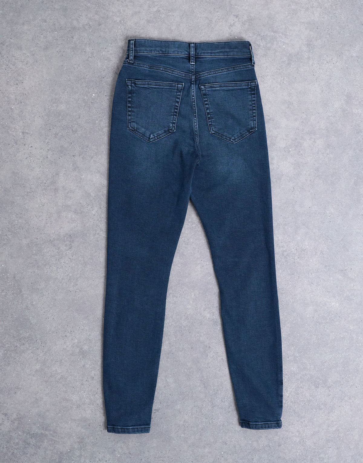 Topshop Jamie high rise skinny jean in blue black