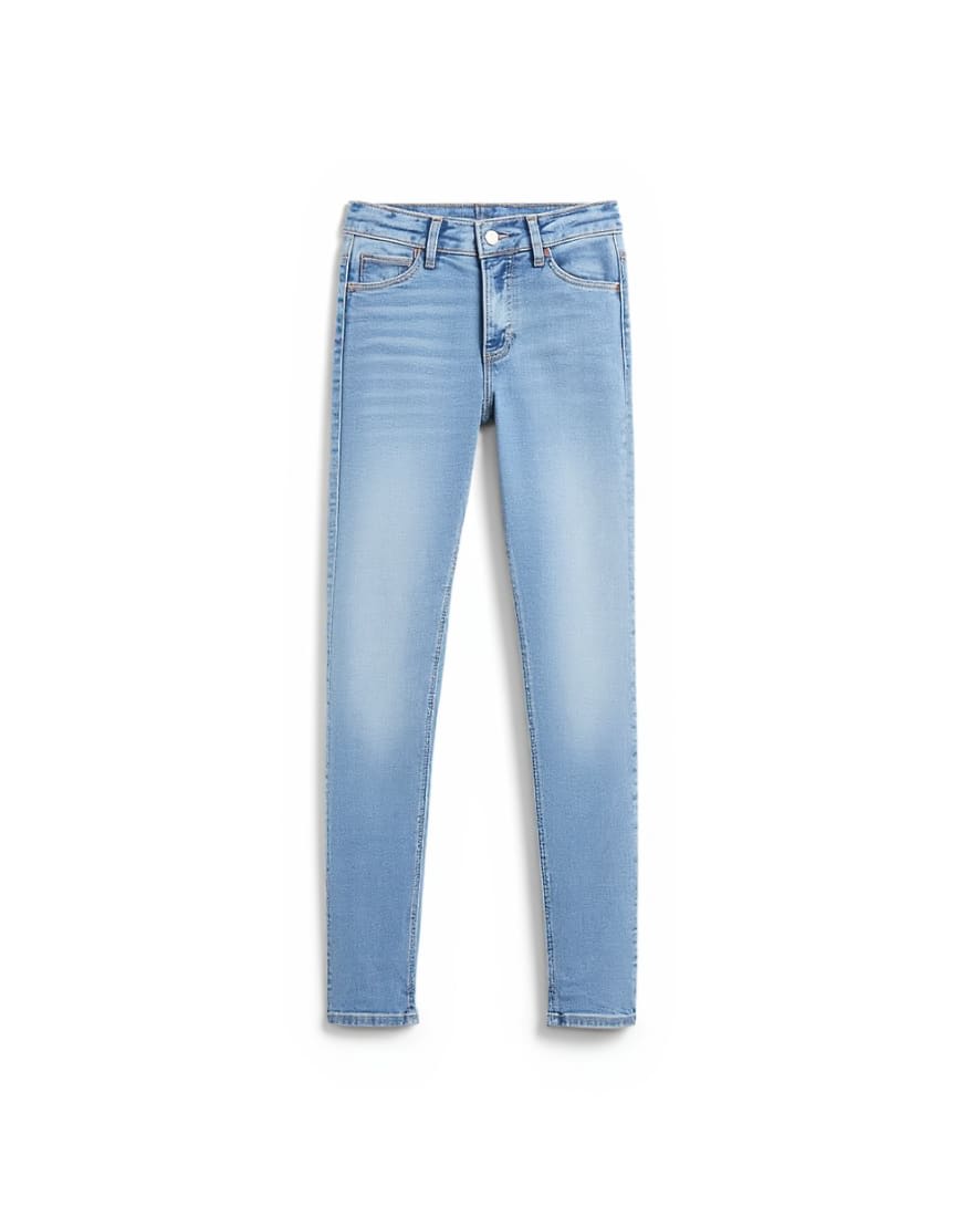 Topshop Jamie high rise skinny jean in bleach