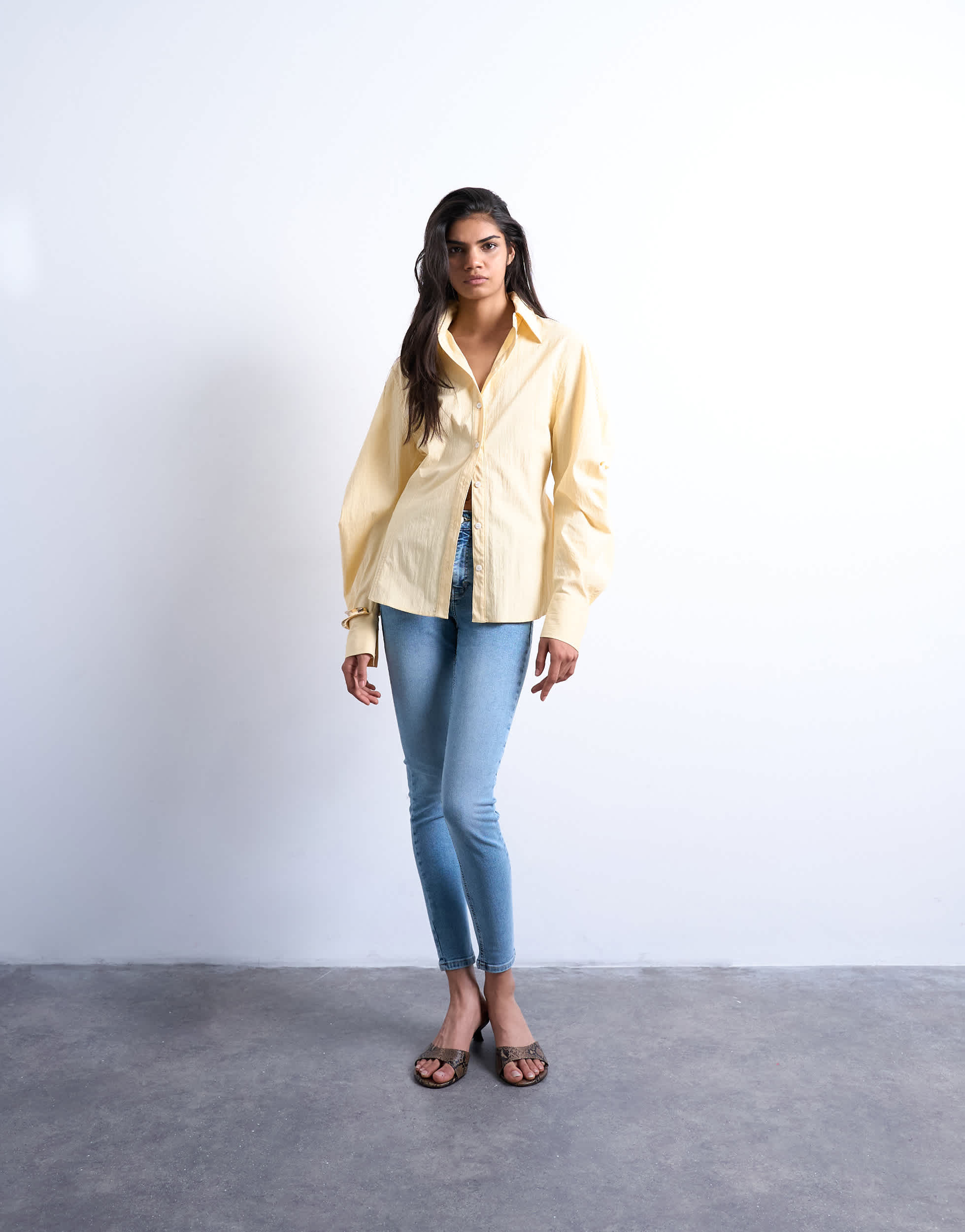 Topshop Jamie high rise skinny jean in bleach