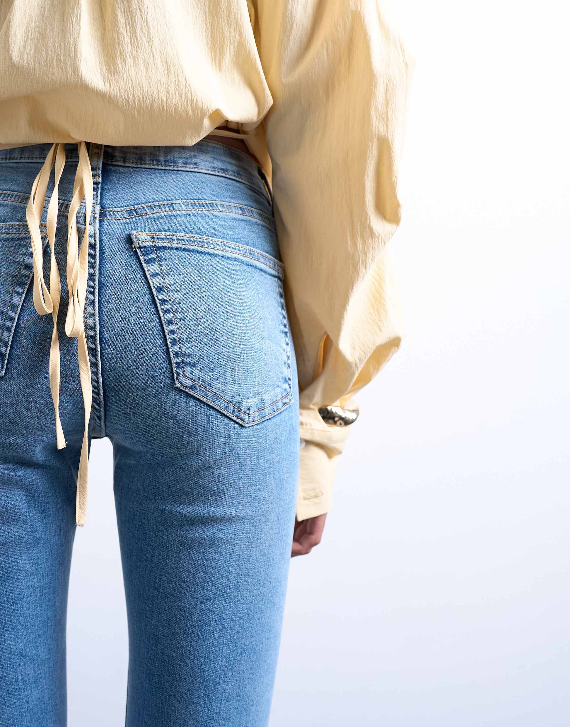 Topshop Jamie high rise skinny jean in bleach