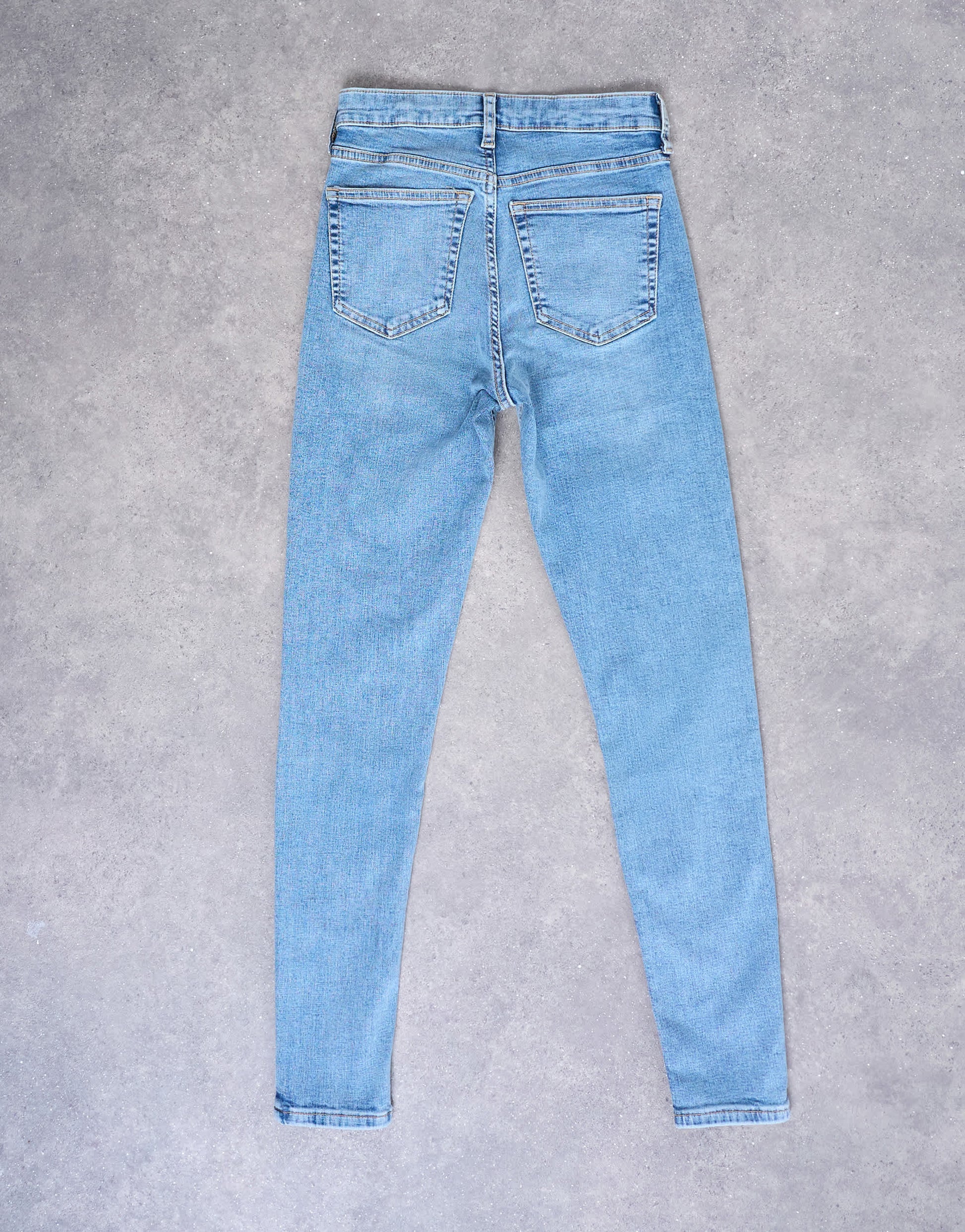 Topshop Jamie high rise skinny jean in bleach