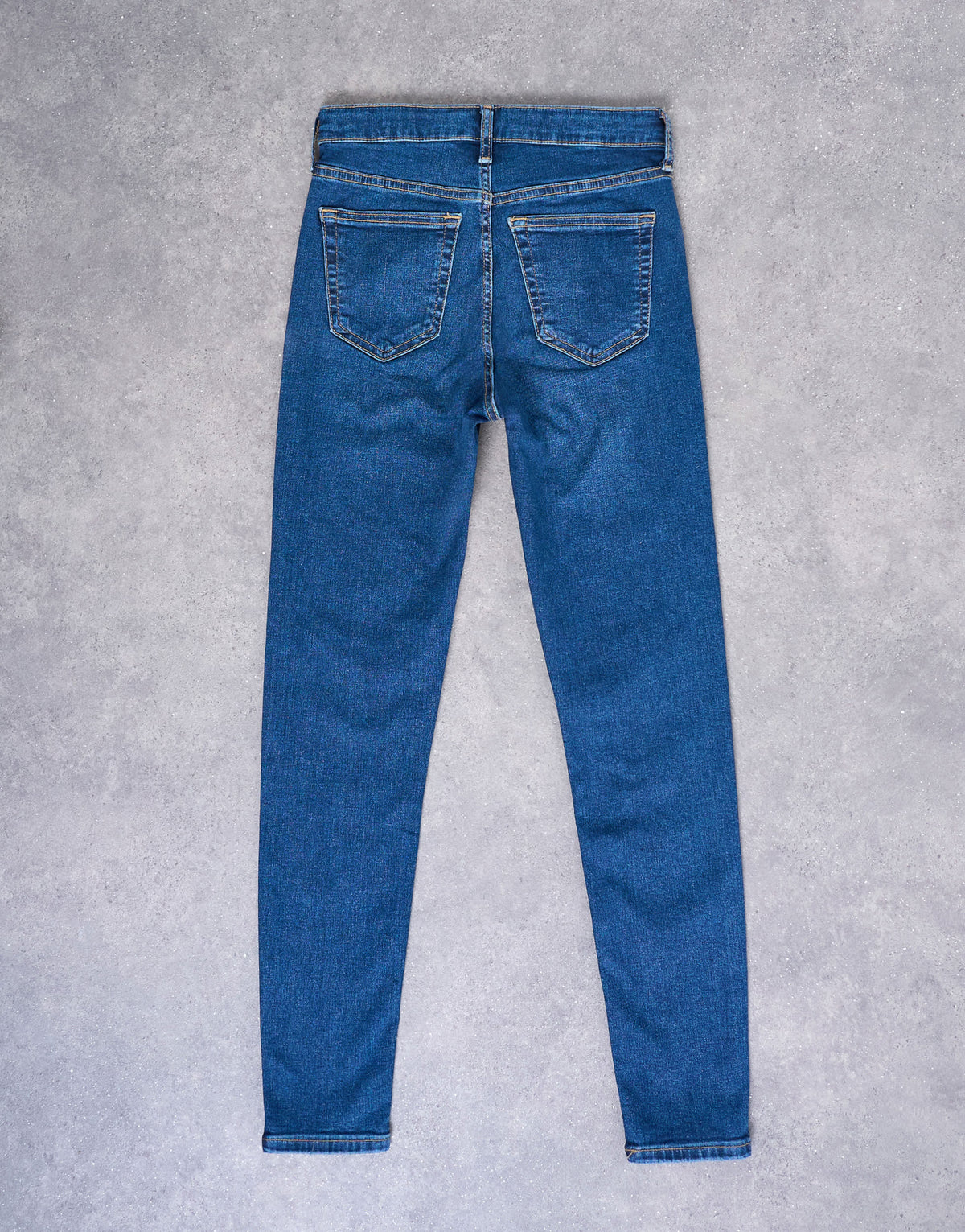 Topshop Jamie high rise skinny jean in rich blue
