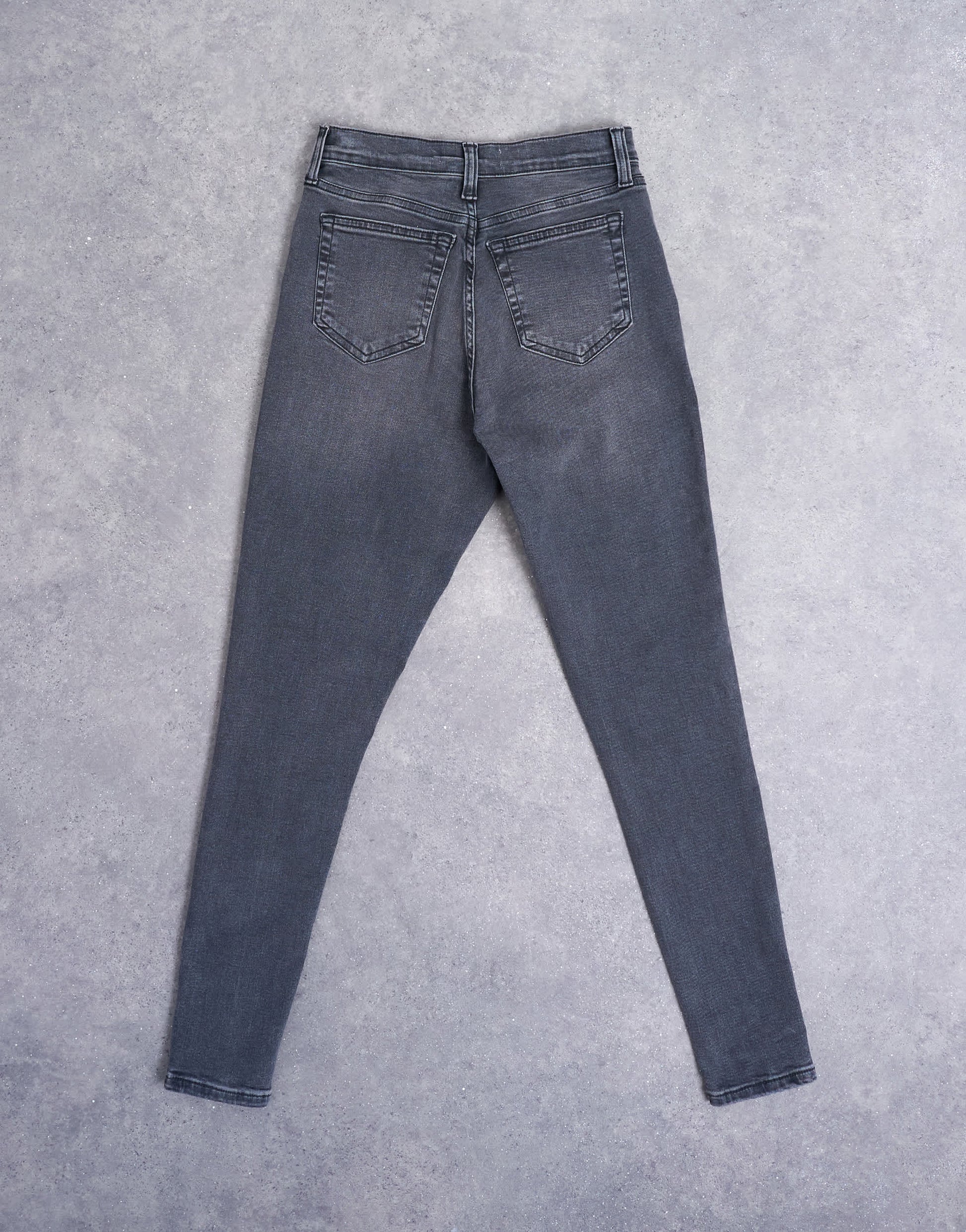 Topshop Jamie high rise skinny jean in washed black