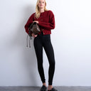 Topshop Tall Joni High-Rise Super Skinny Jeans in Schwarz