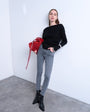 Topshop Jamie high rise skinny jean in grey