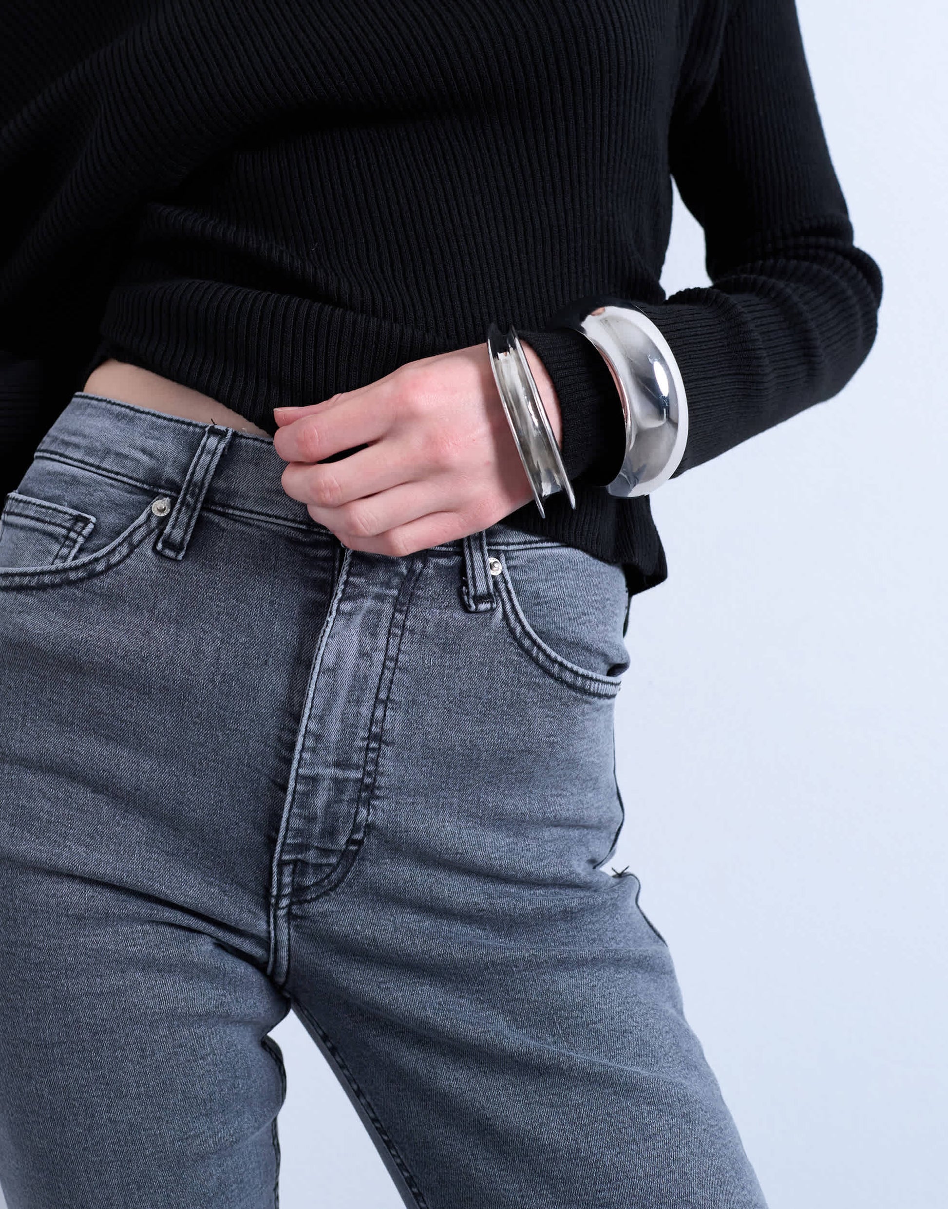 Topshop Jamie high rise skinny jean in grey
