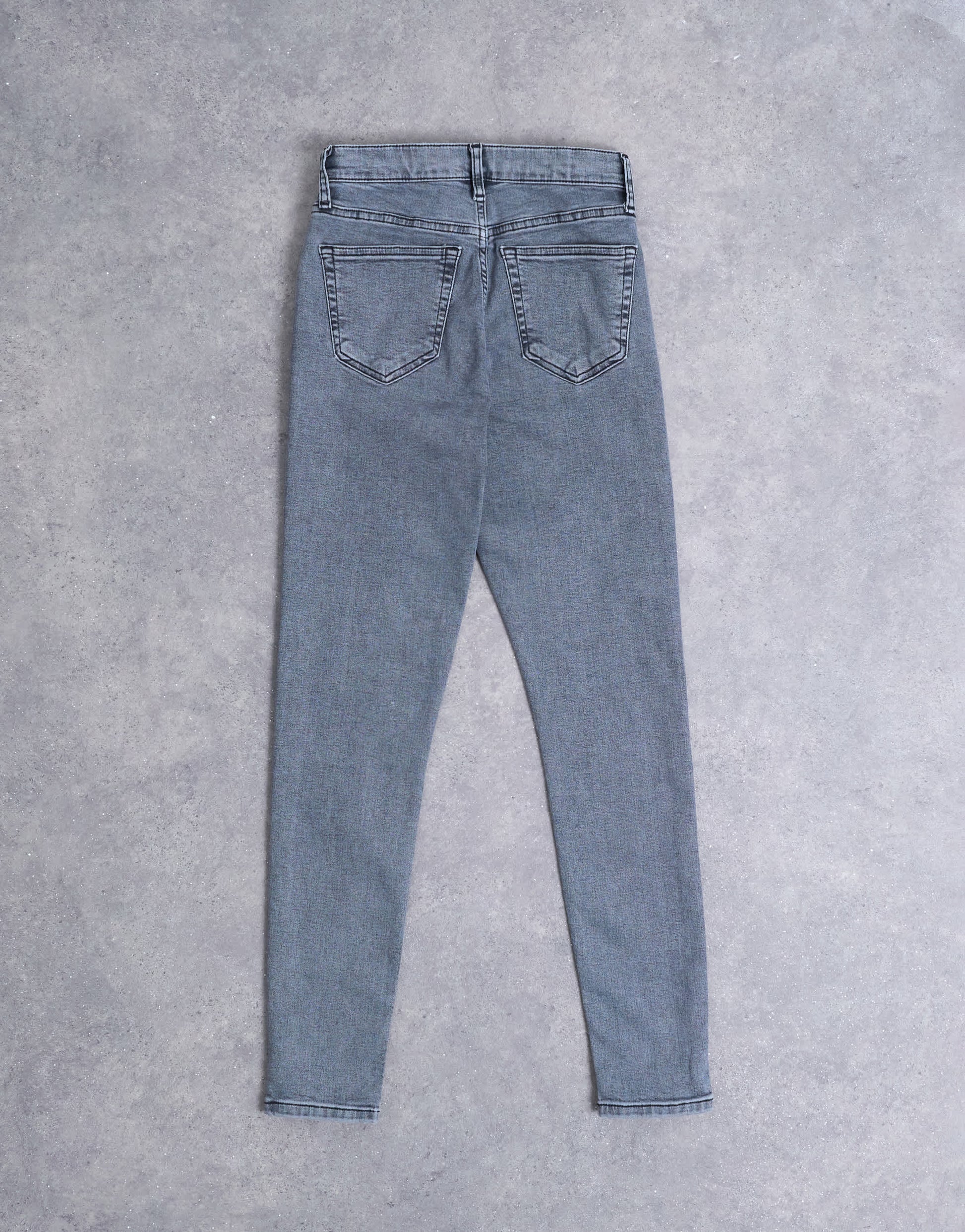 Topshop Jamie high rise skinny jean in grey