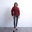 Topshop Joni high rise super skinny jean in washed black