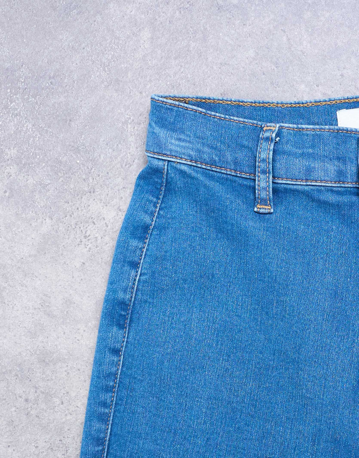 Topshop high rise super skinny jean in vintage blue