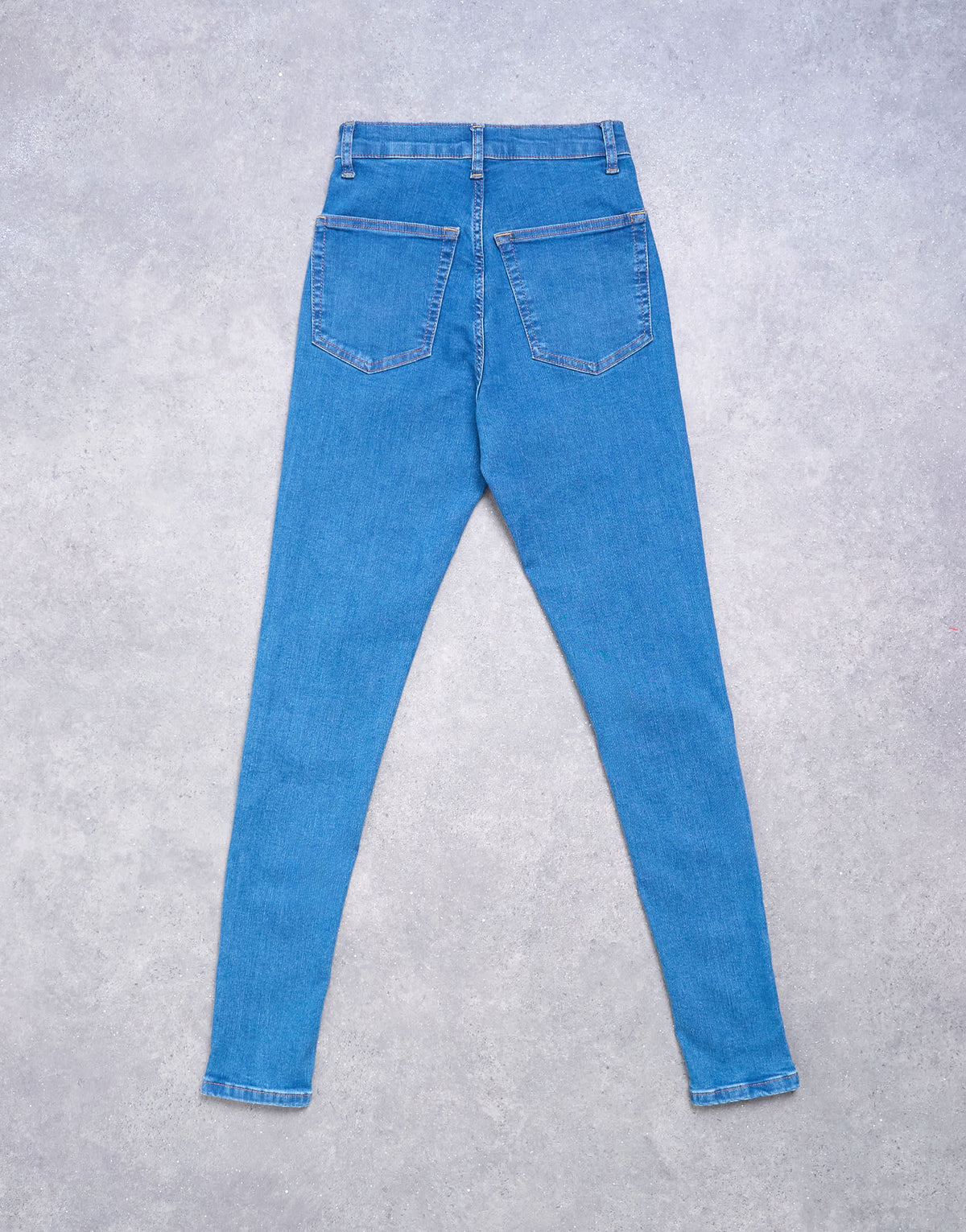 Topshop high rise super skinny jean in vintage blue