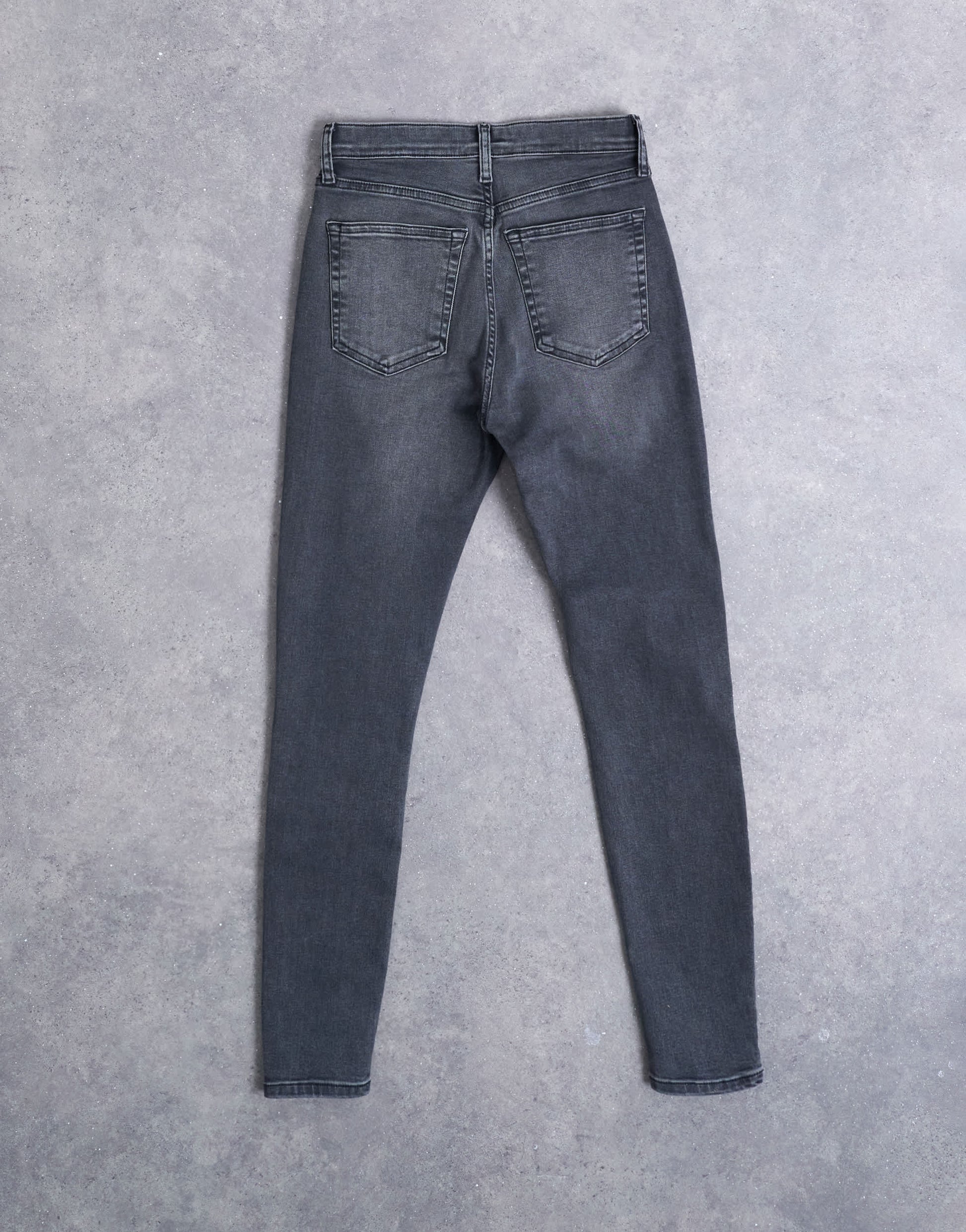 Topshop Hourglass Jamie high rise skinny jean in washed black
