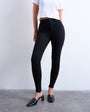 Topshop Hourglass Joni high rise super skinny jean in black