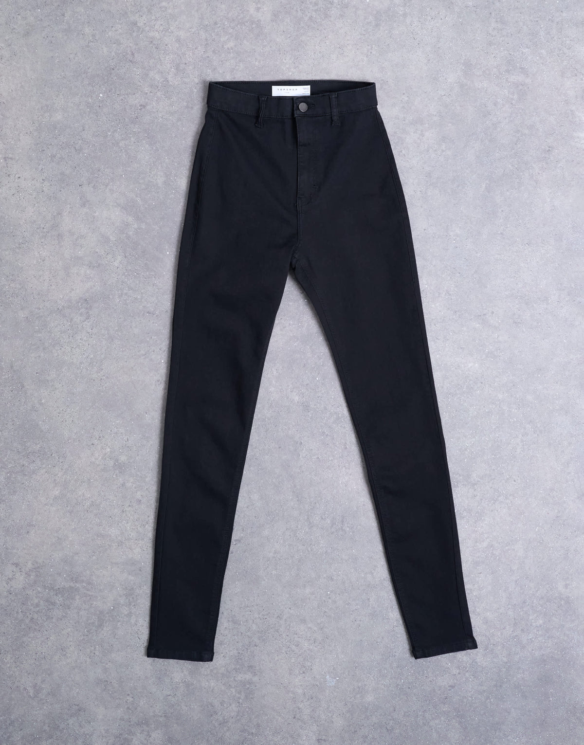 Topshop Hourglass Joni high rise super skinny jean in black