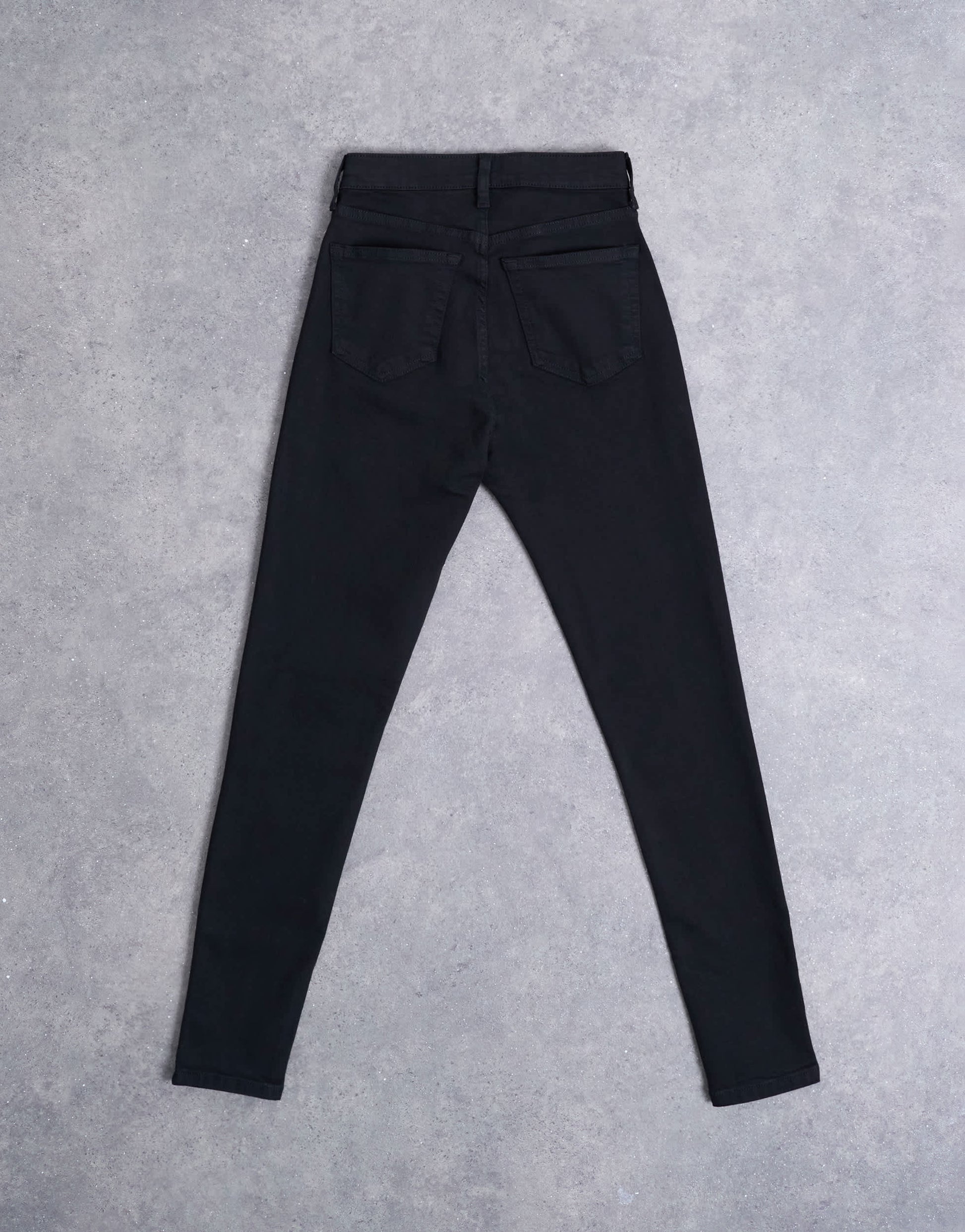 Topshop Hourglass Jamie high rise skinny jean in black