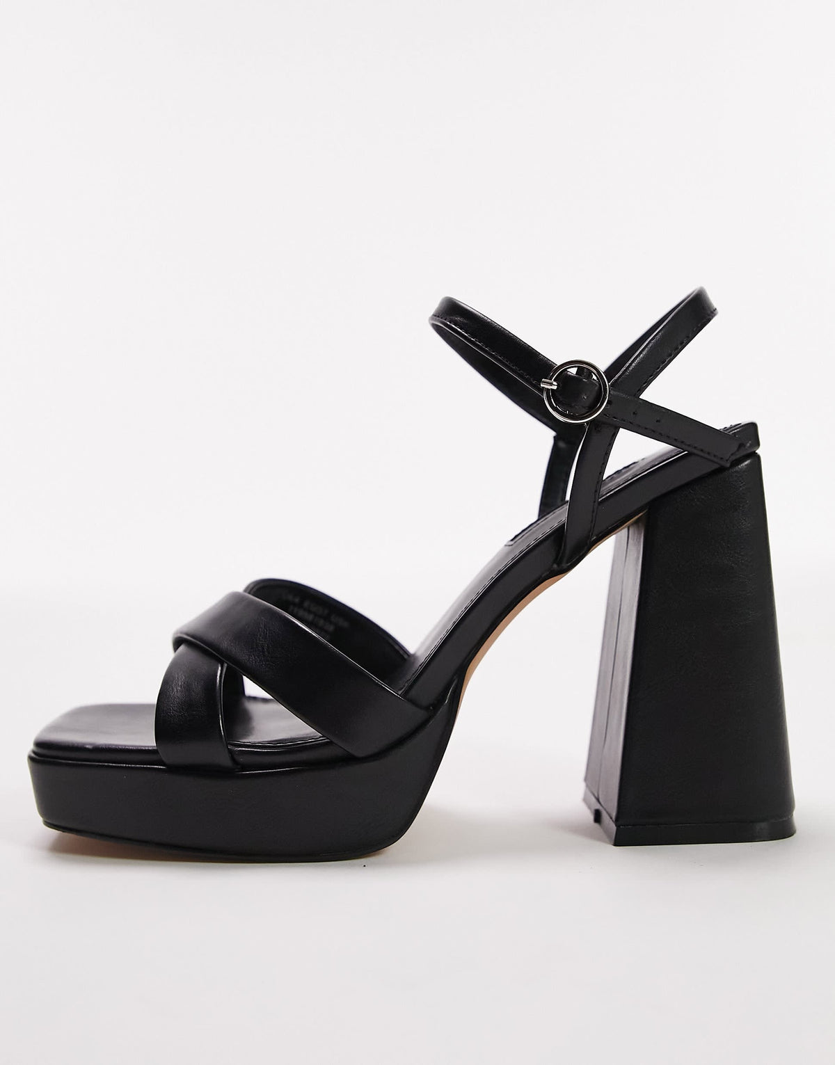 Topshop Sunny high platform sandal in black