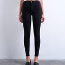 Topshop Jamie high rise skinny jean in black