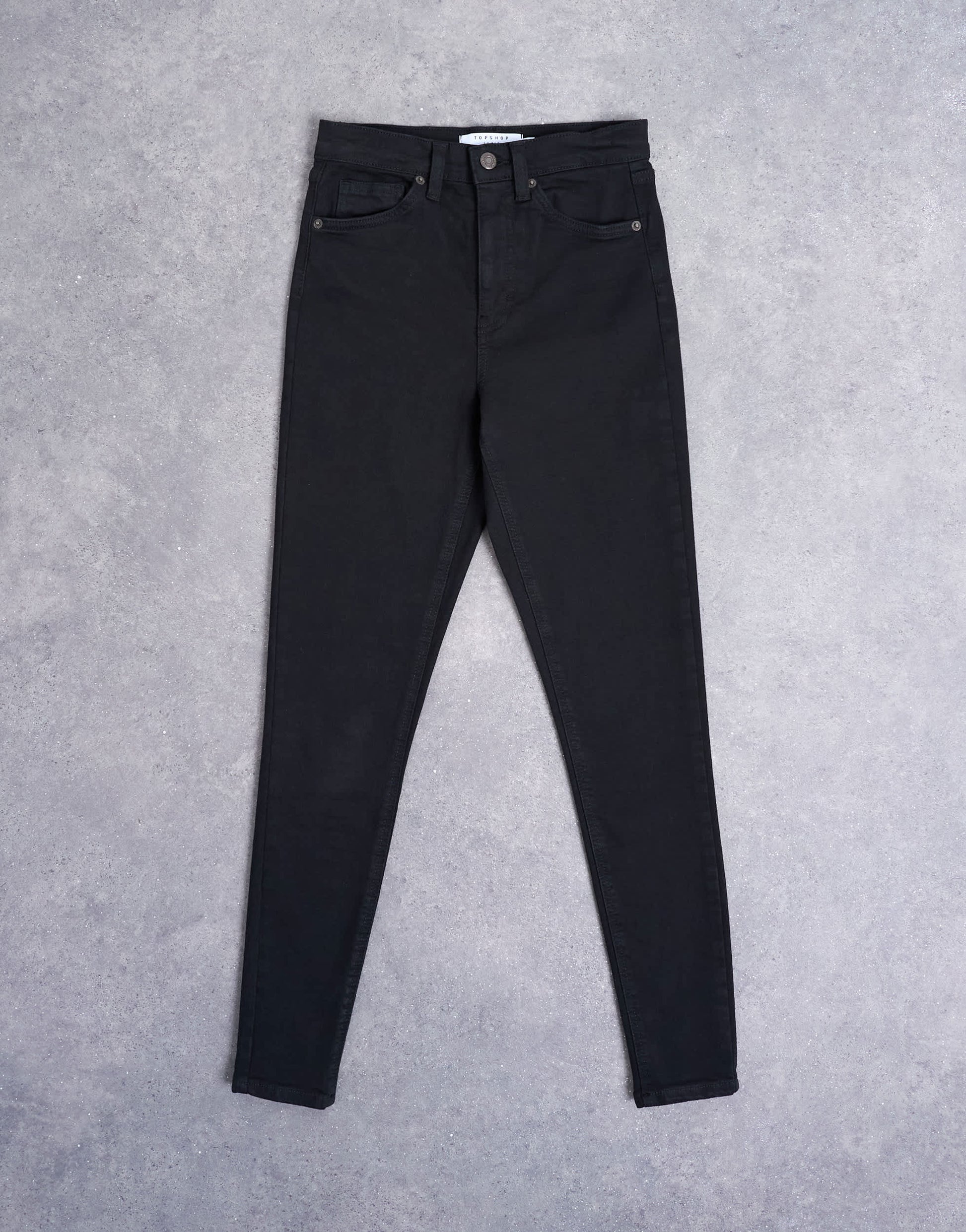 Topshop Jamie high rise skinny jean in black