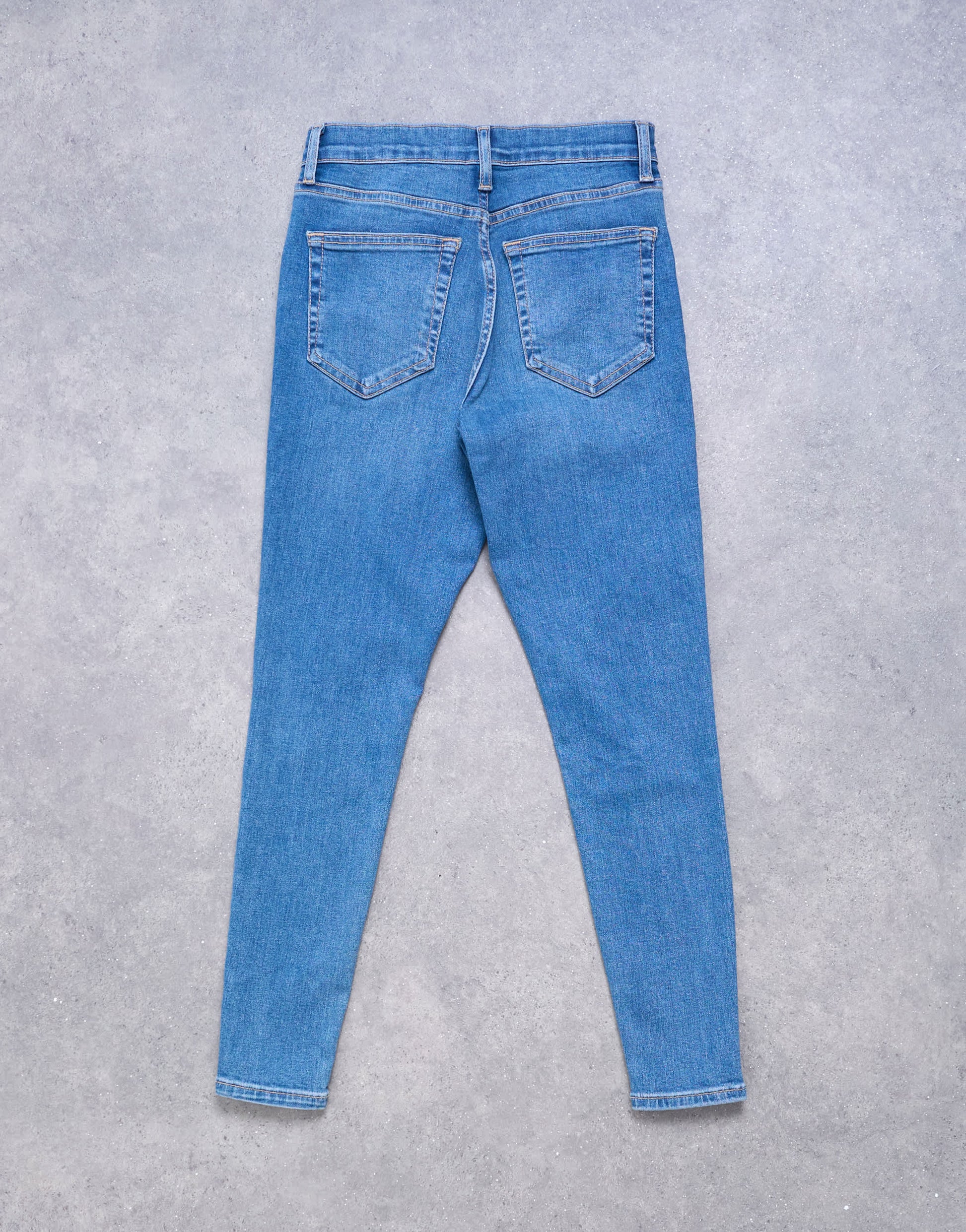 Topshop Petite Jamie high rise skinny jean in vintage blue