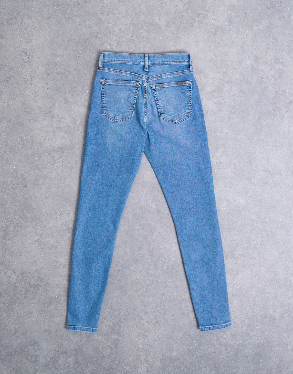 Topshop Hourglass Jamie high rise skinny jean in vintage blue