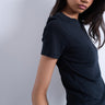 Topshop Shrink-Everyday-T-Shirt in Schwarz