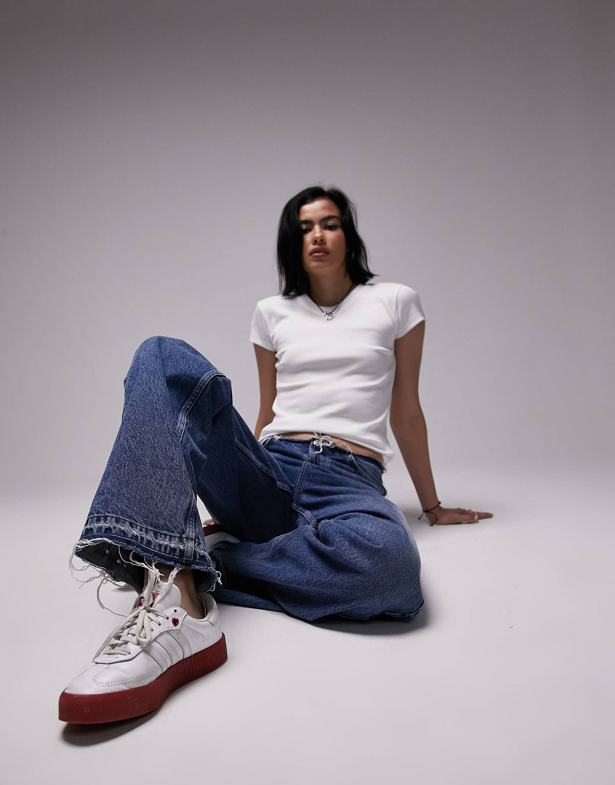 Topshop everyday tee in white 