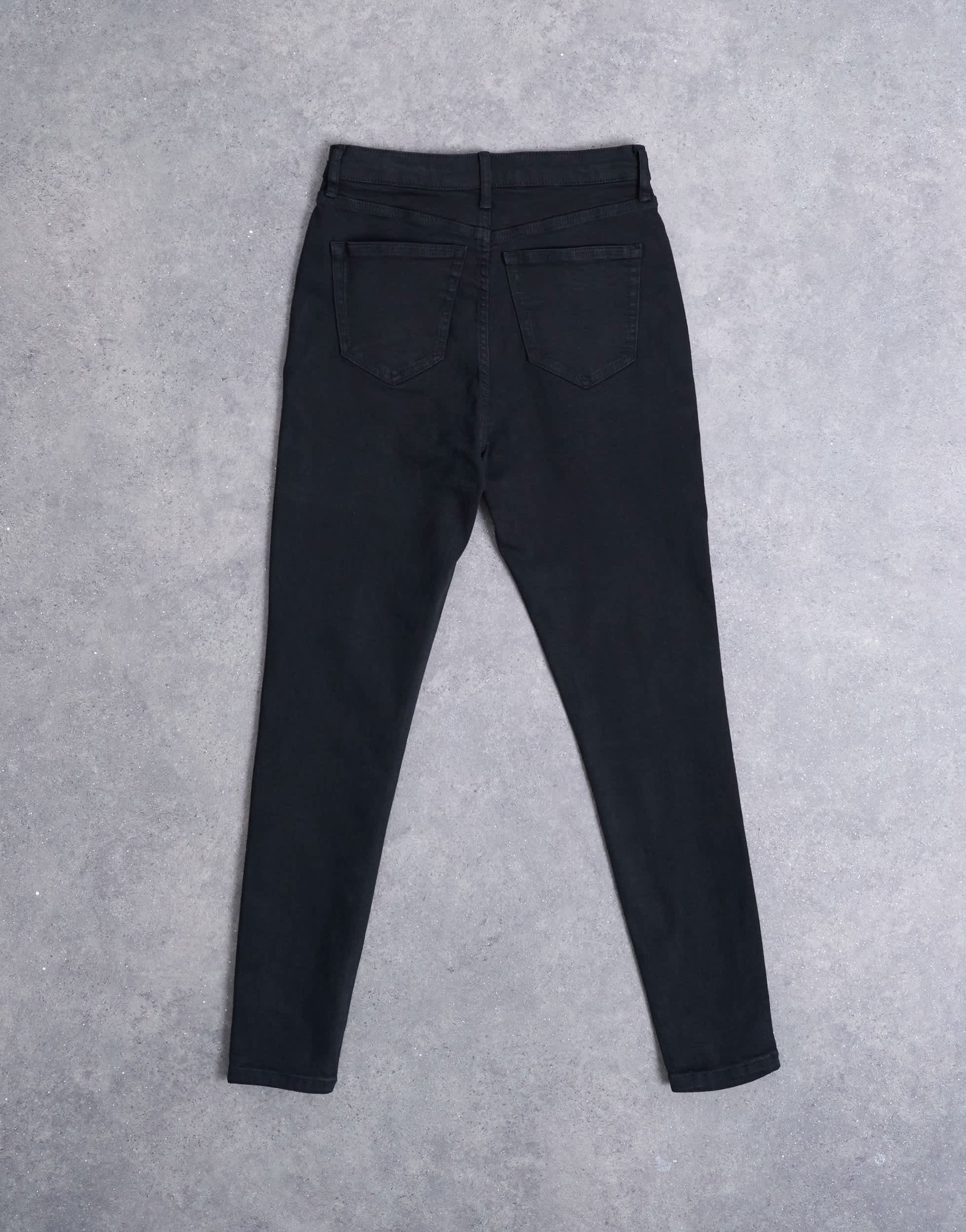 Topshop Hourglass Jamie high rise skinny jean in black