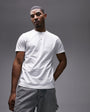 Topman classic fit t-shirt in white