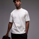 Topman relaxed fit t-shirt in ecru