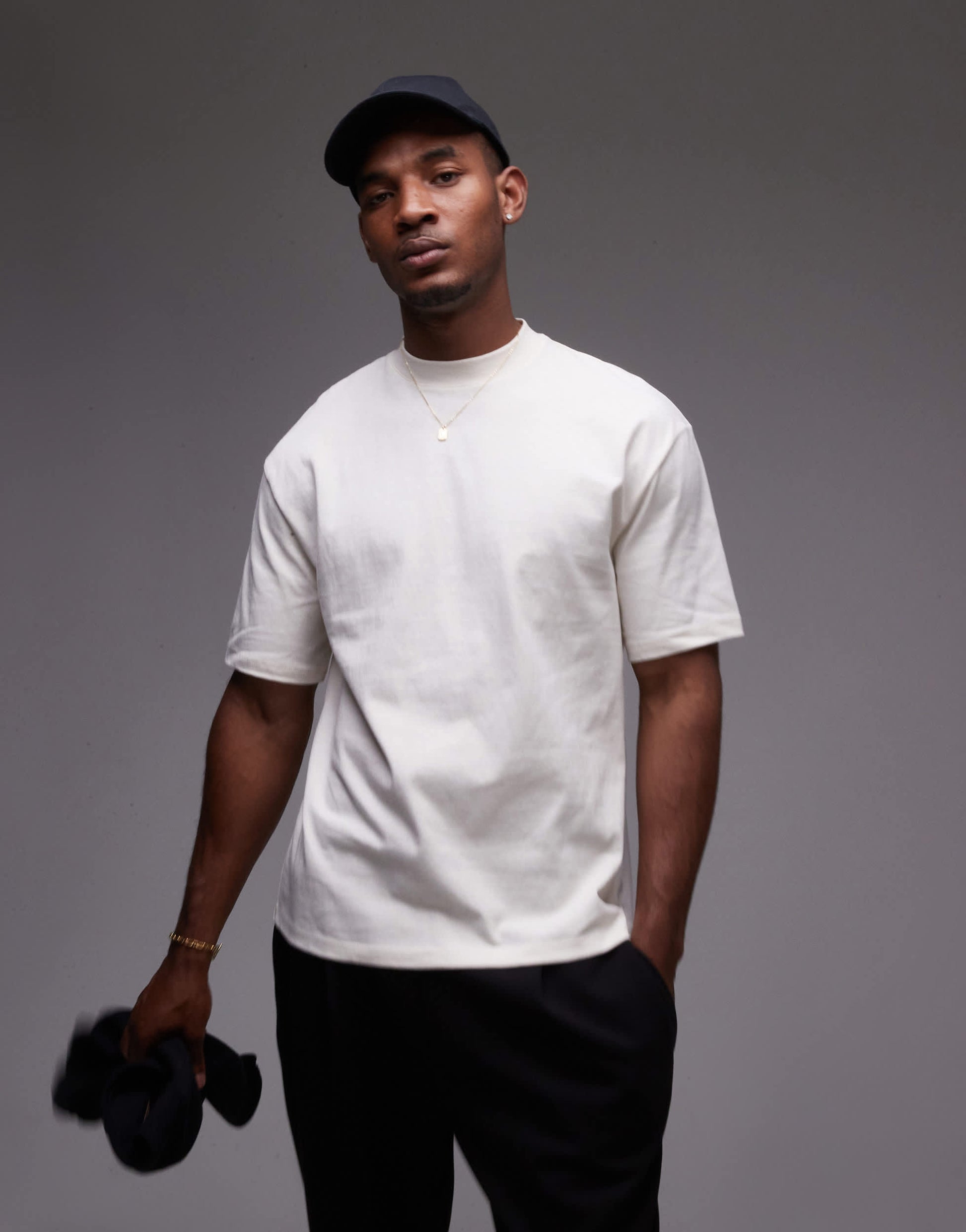 Topman relaxed fit t-shirt in ecru