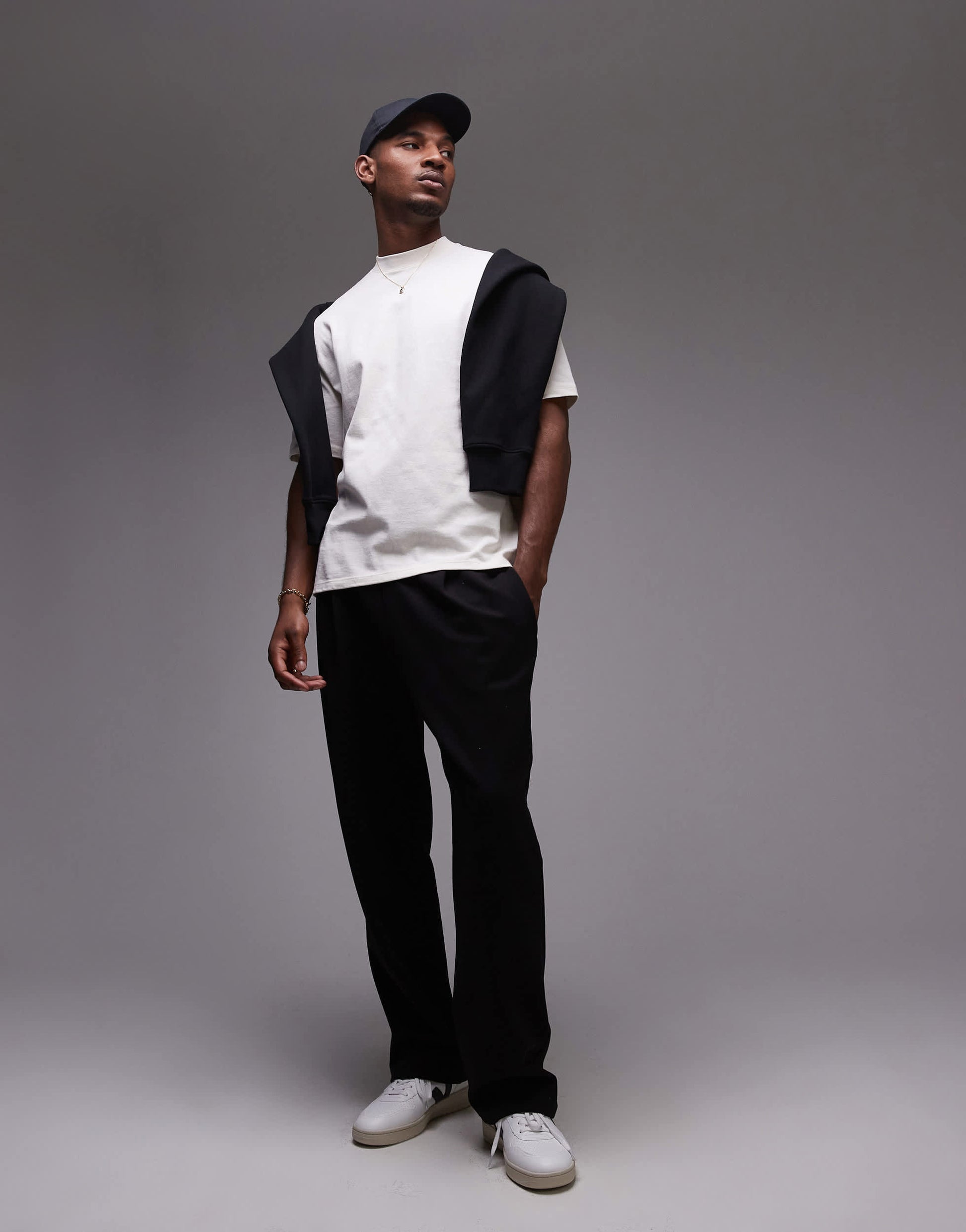 Topman relaxed fit t-shirt in ecru