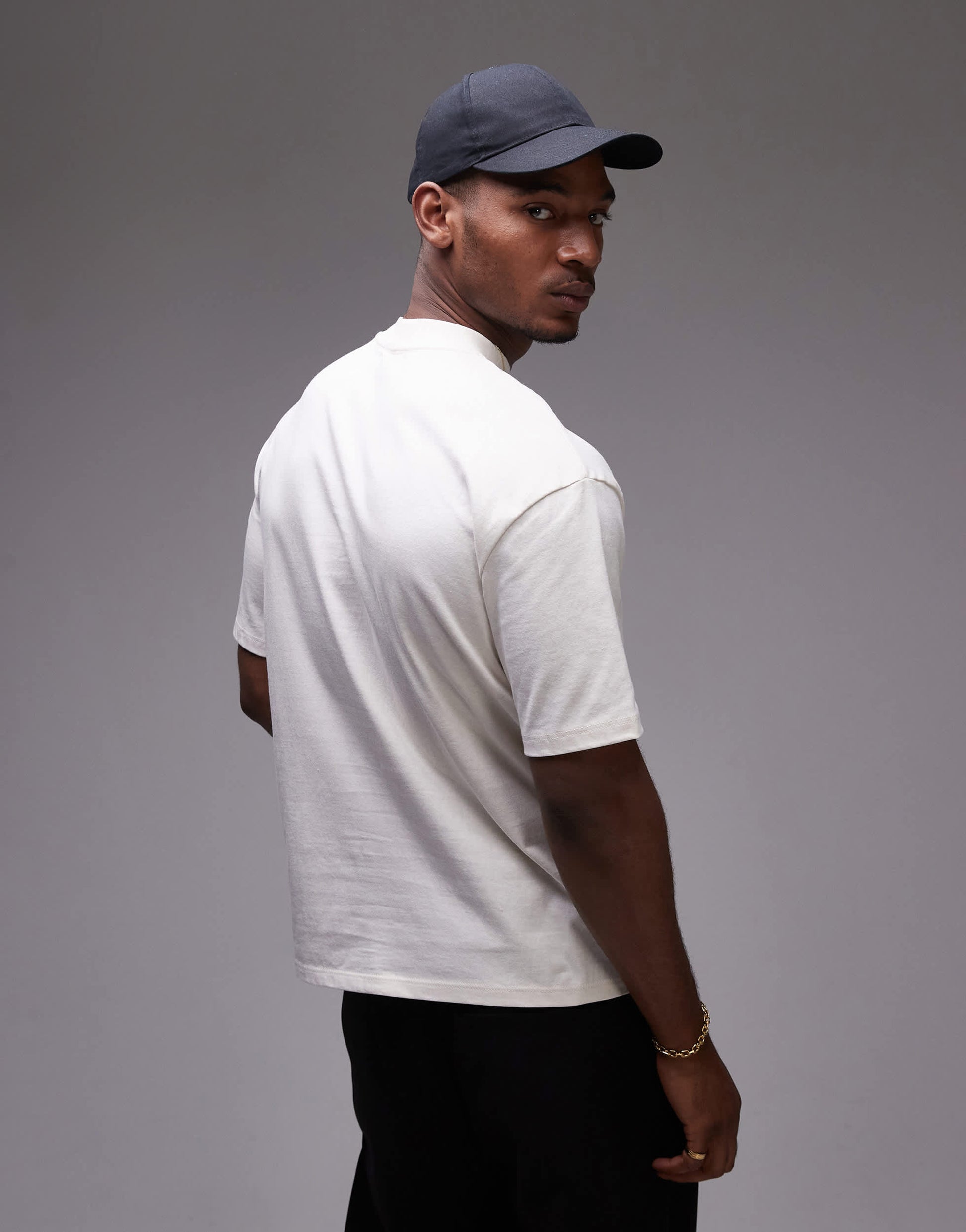 Topman relaxed fit t-shirt in ecru