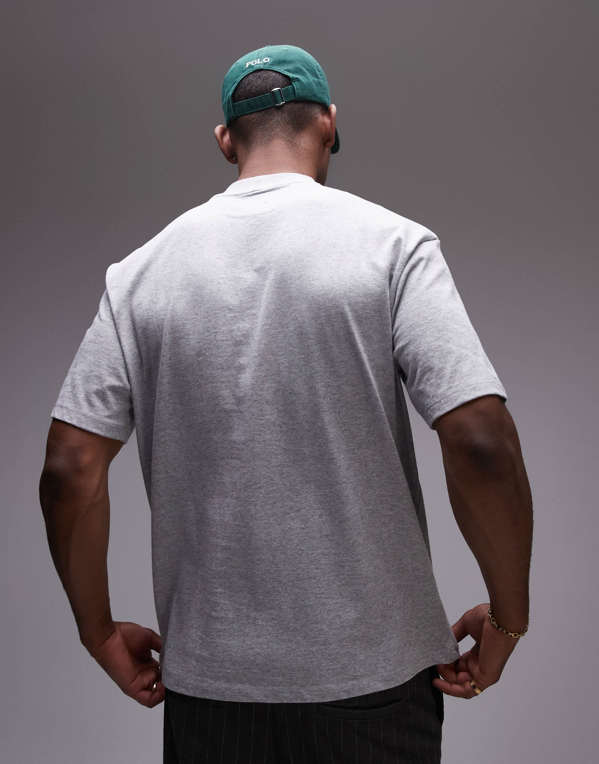 Topman relaxed fit t-shirt in grey marl