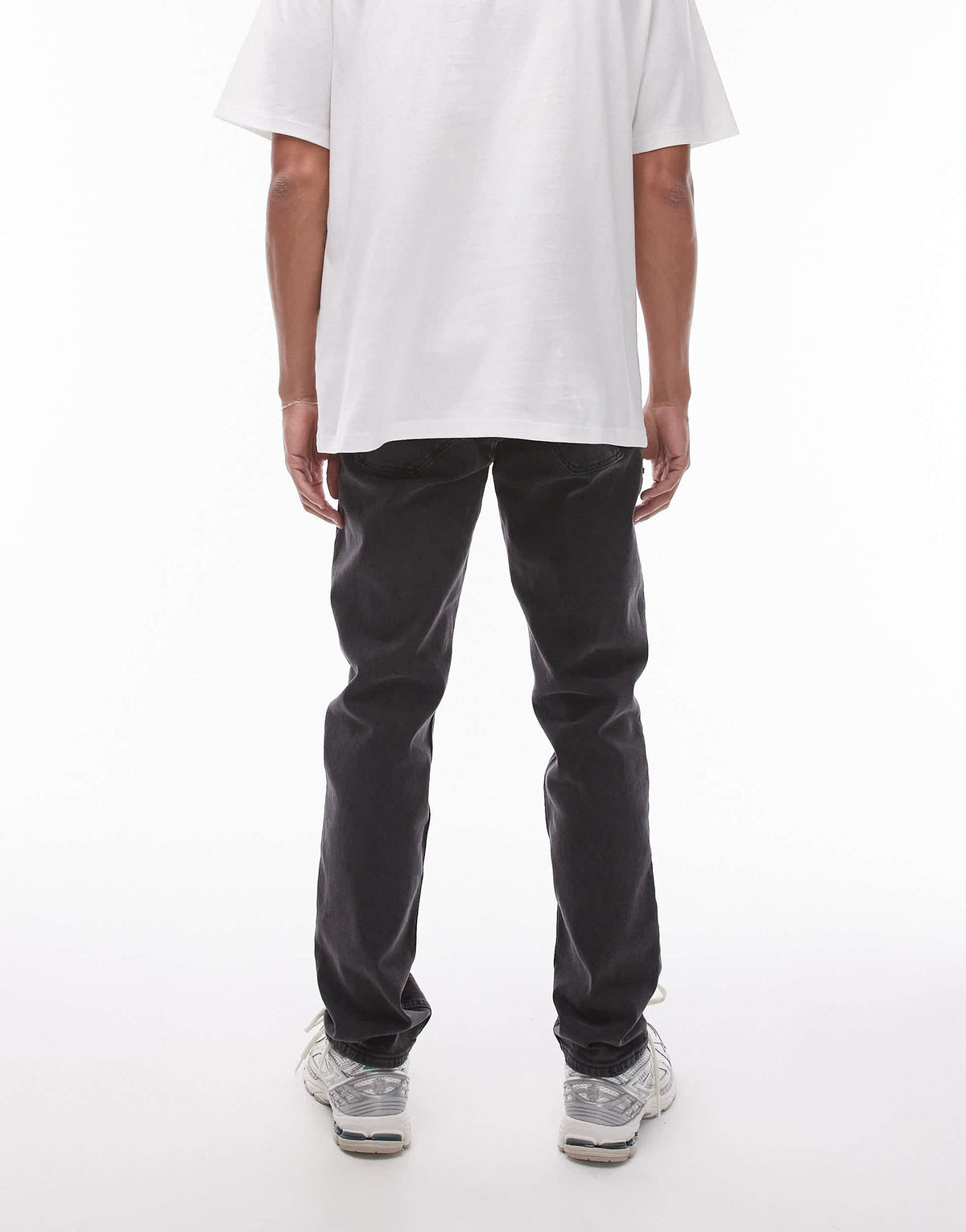 Topman slim jeans in washed black