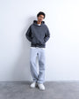 Topman straight leg jogger in grey marl