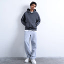 Jogger coupe droite Topman gris chiné