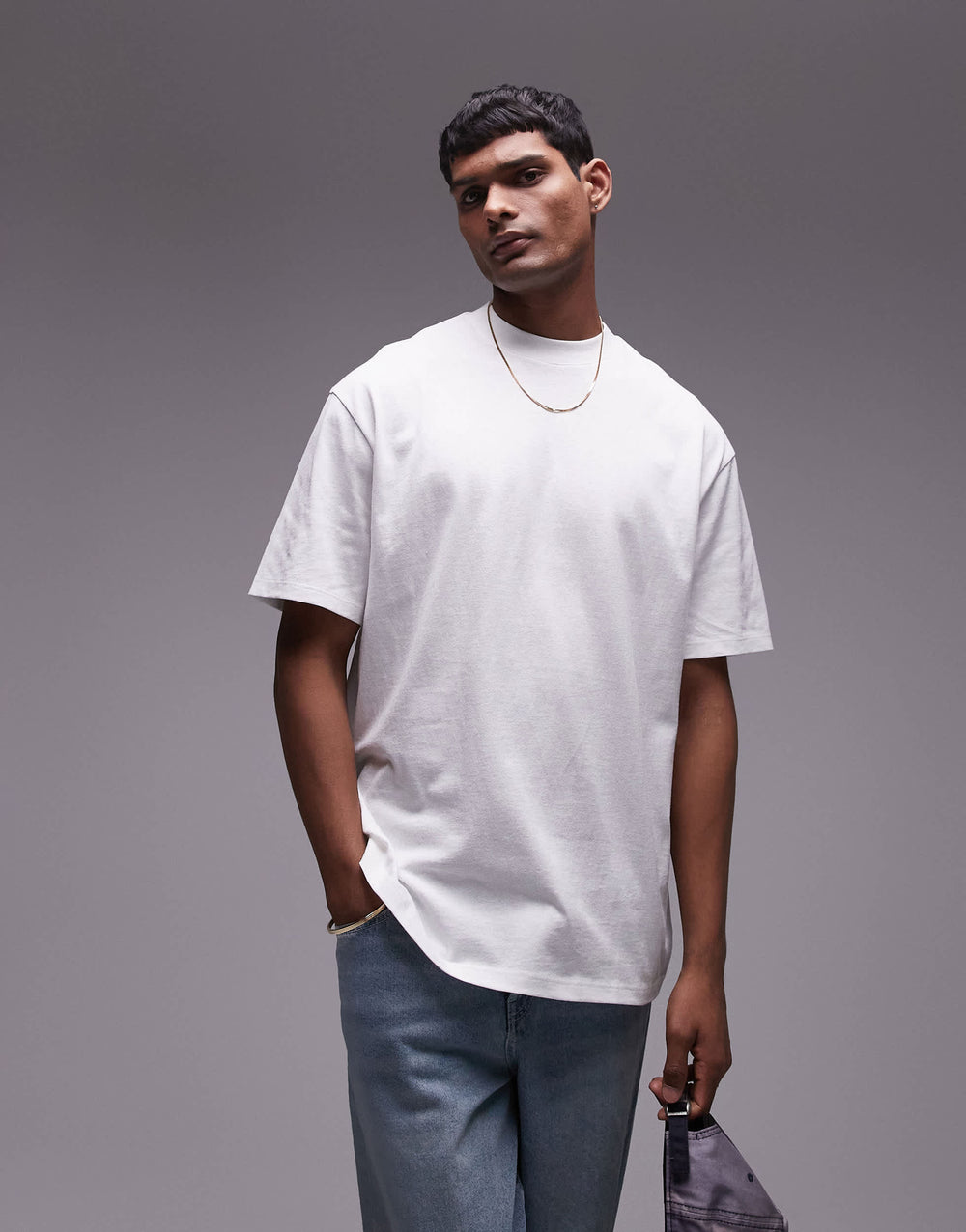 Topman relaxed fit t-shirt in white