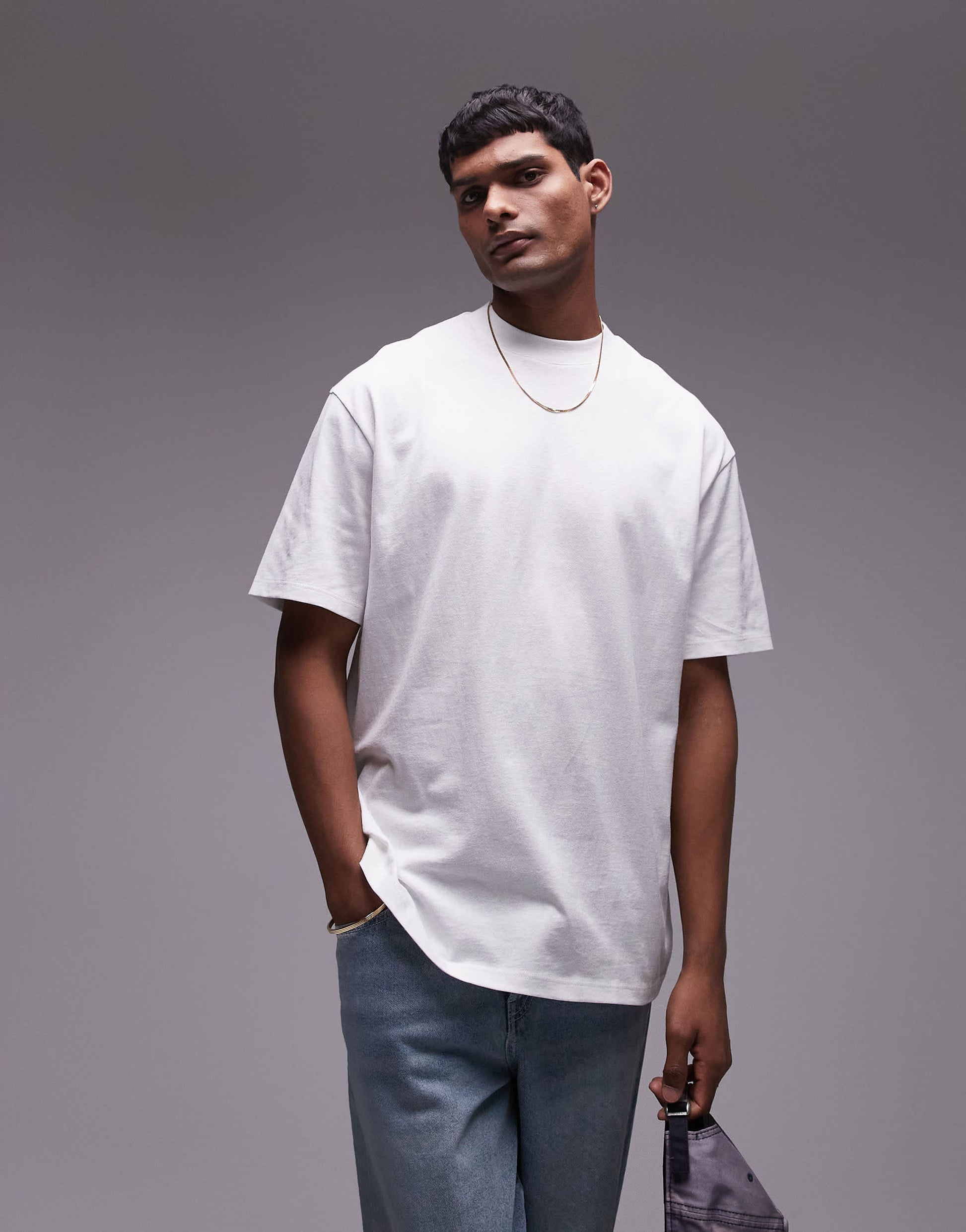 Topman relaxed fit t-shirt in white