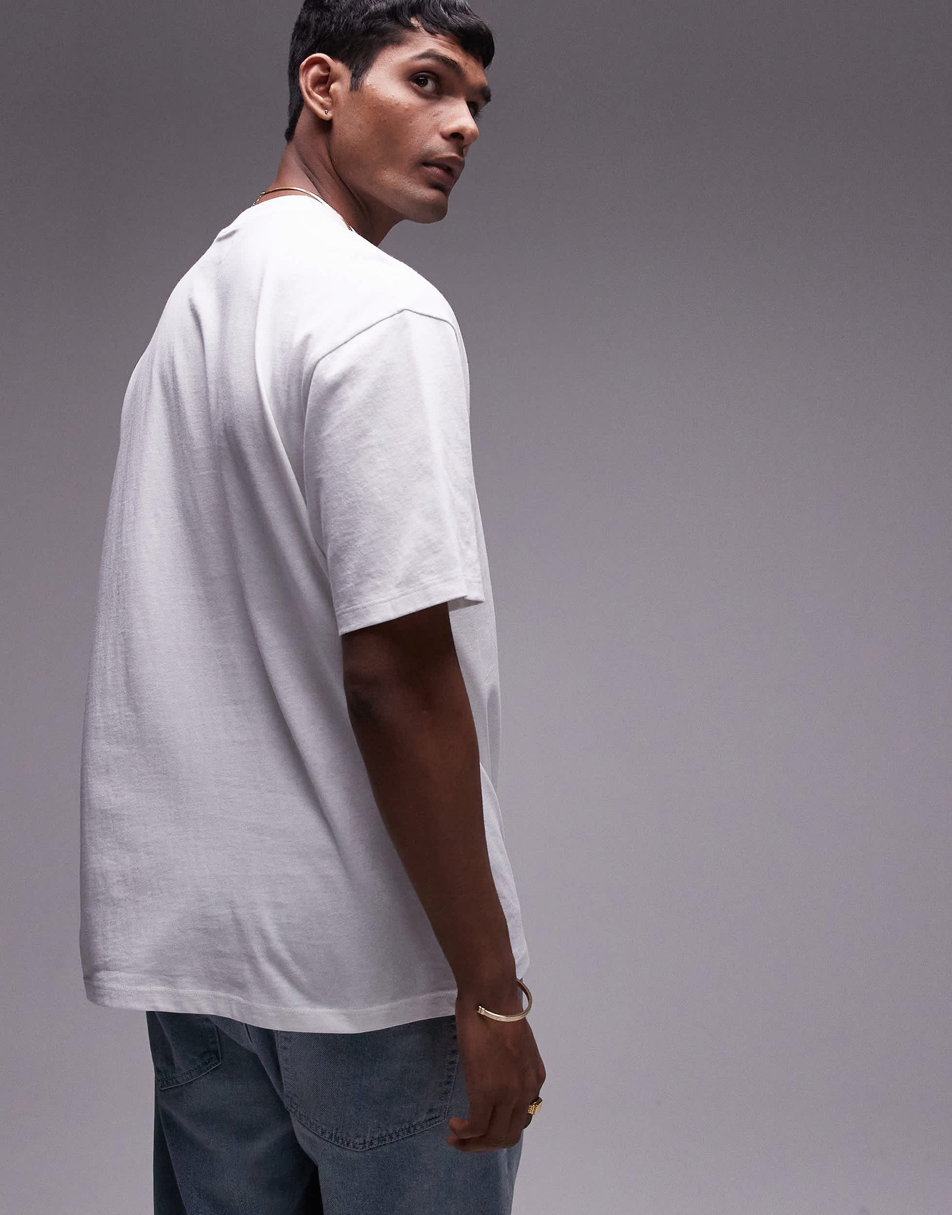 Topman relaxed fit t-shirt in white