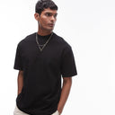 Topman relaxed fit t-shirt in black
