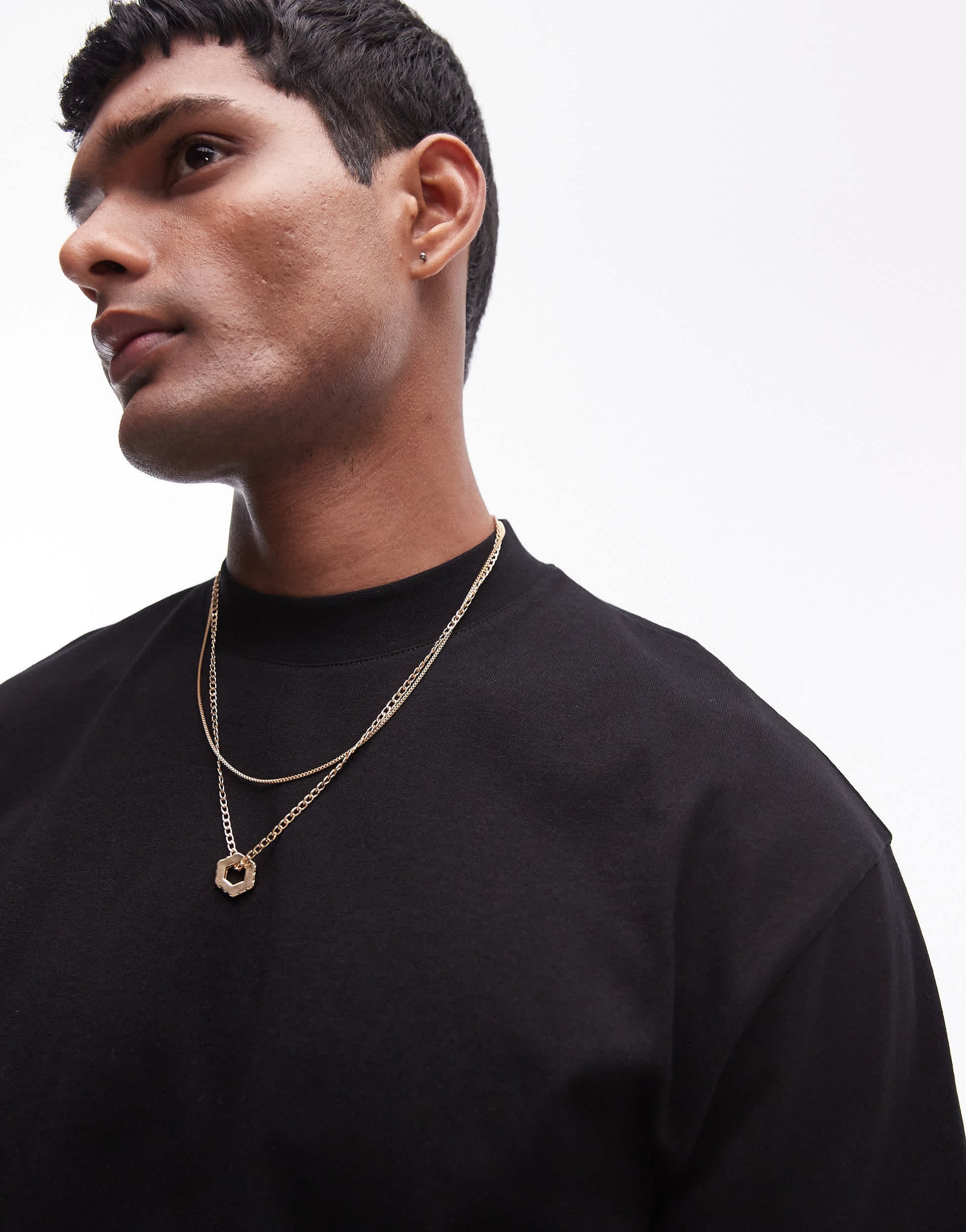 Topman relaxed fit t-shirt in black
