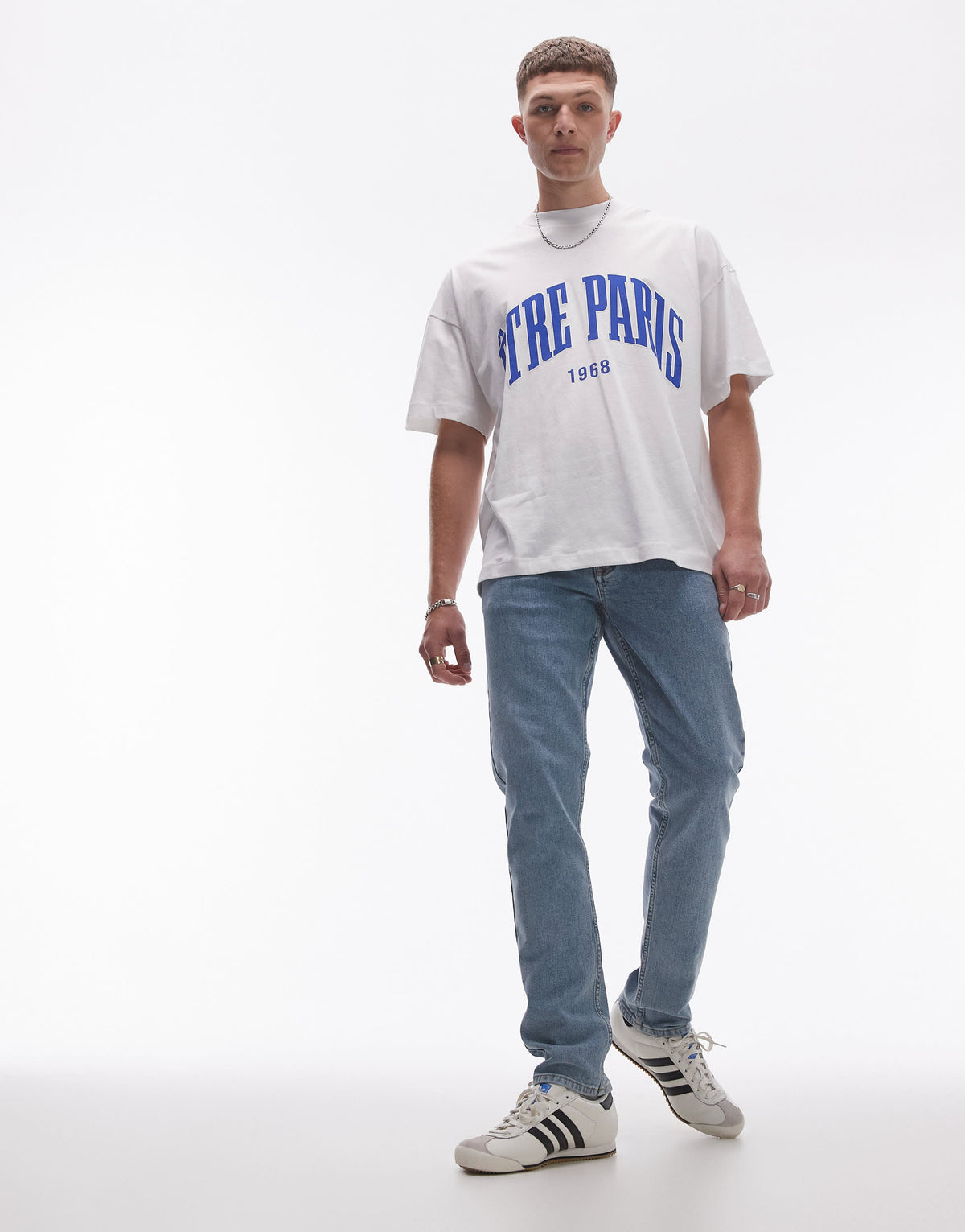 Topman slim jeans in light blue