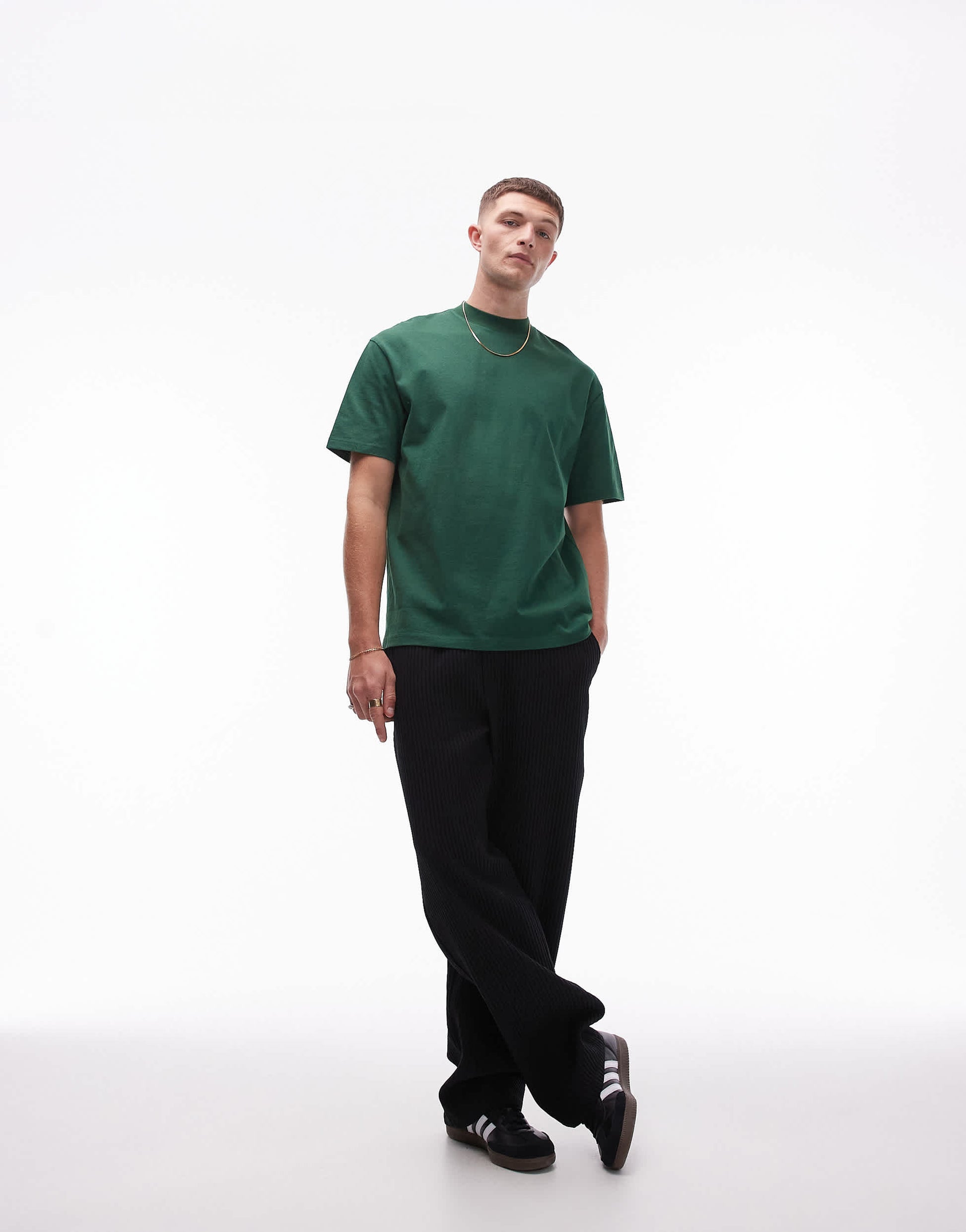 Topman relaxed fit t-shirt in green