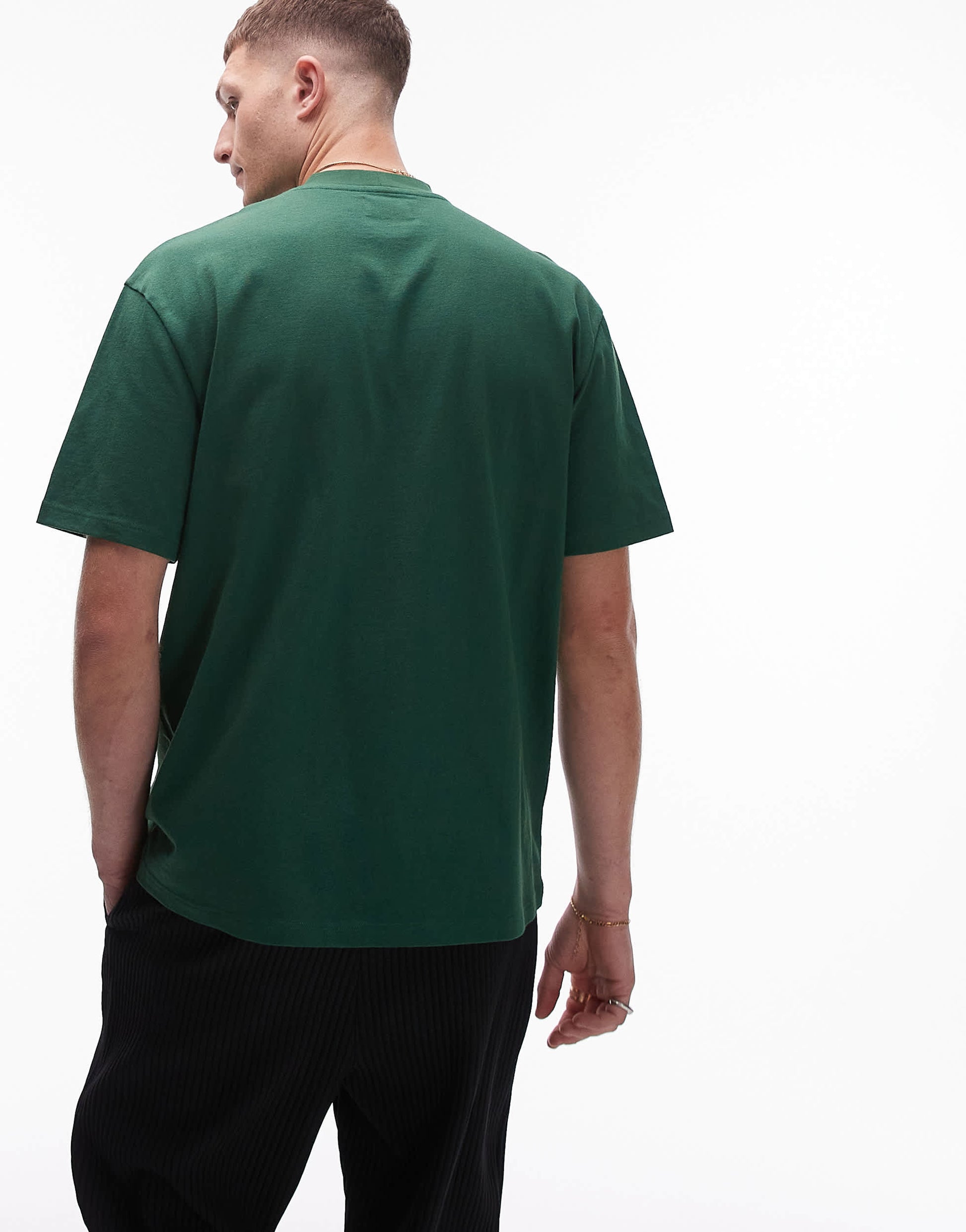 Topman relaxed fit t-shirt in green