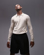 Topman essential polo in beige