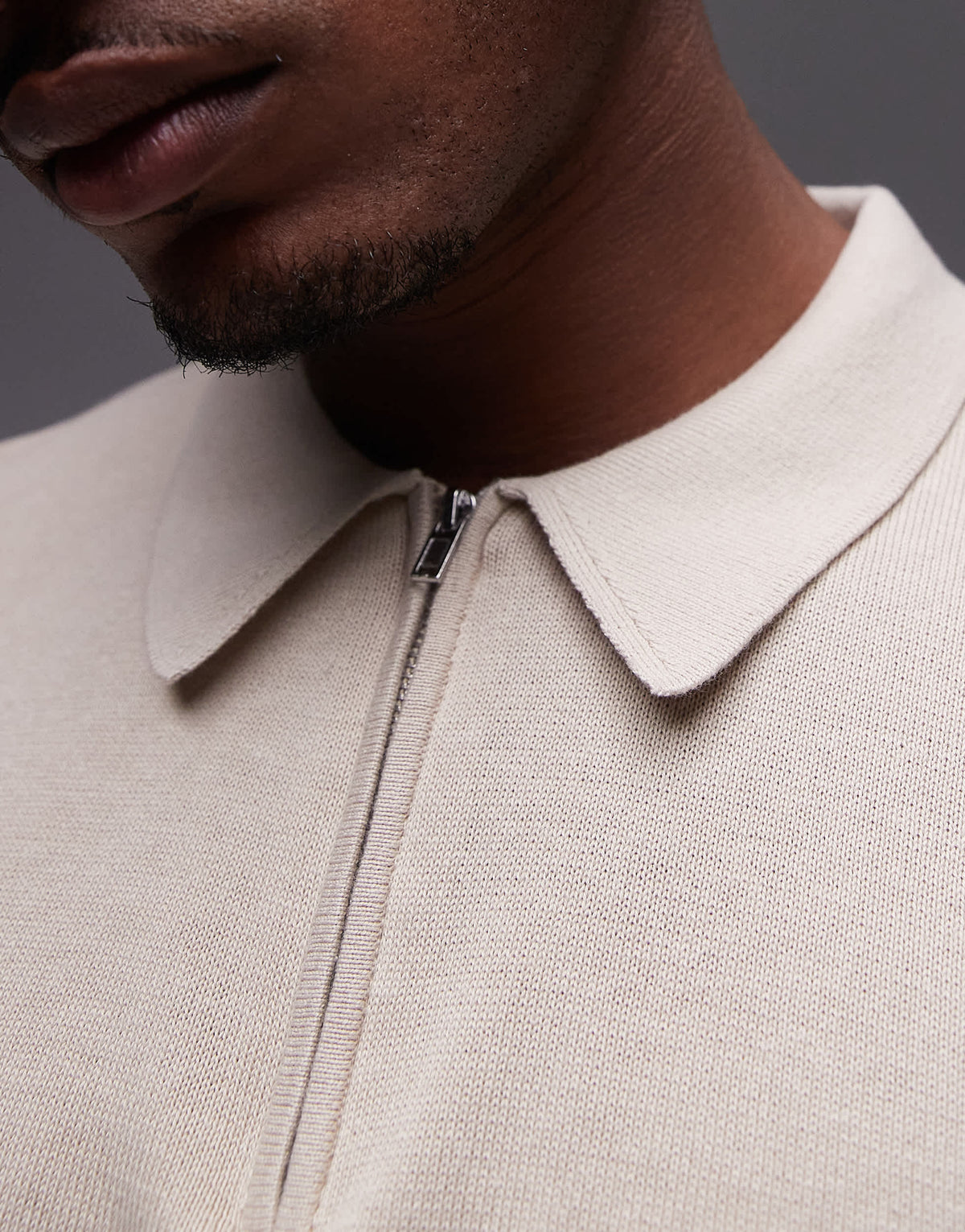 Topman essential polo in beige
