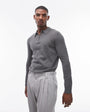 Topman essential polo in charcoal