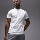 Topman classic fit t-shirt in white
