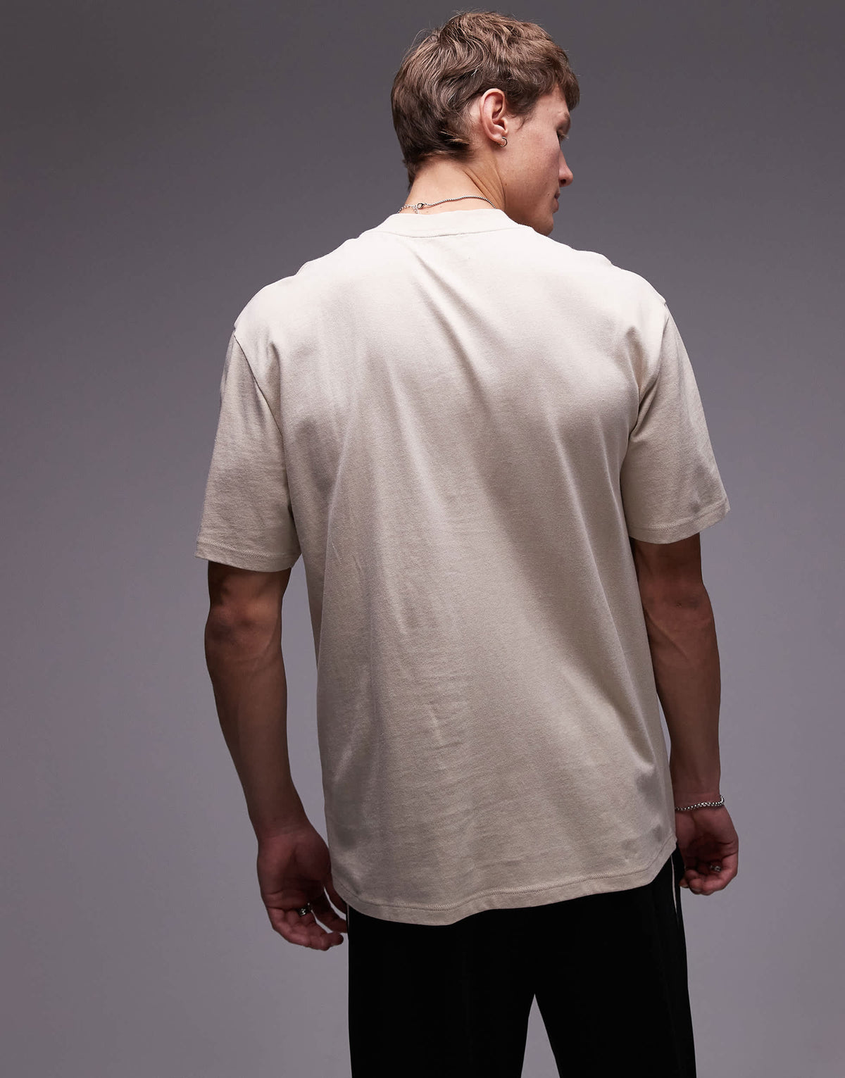 Topman relaxed fit t-shirt in stone