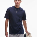 Topman relaxed fit t-shirt in navy