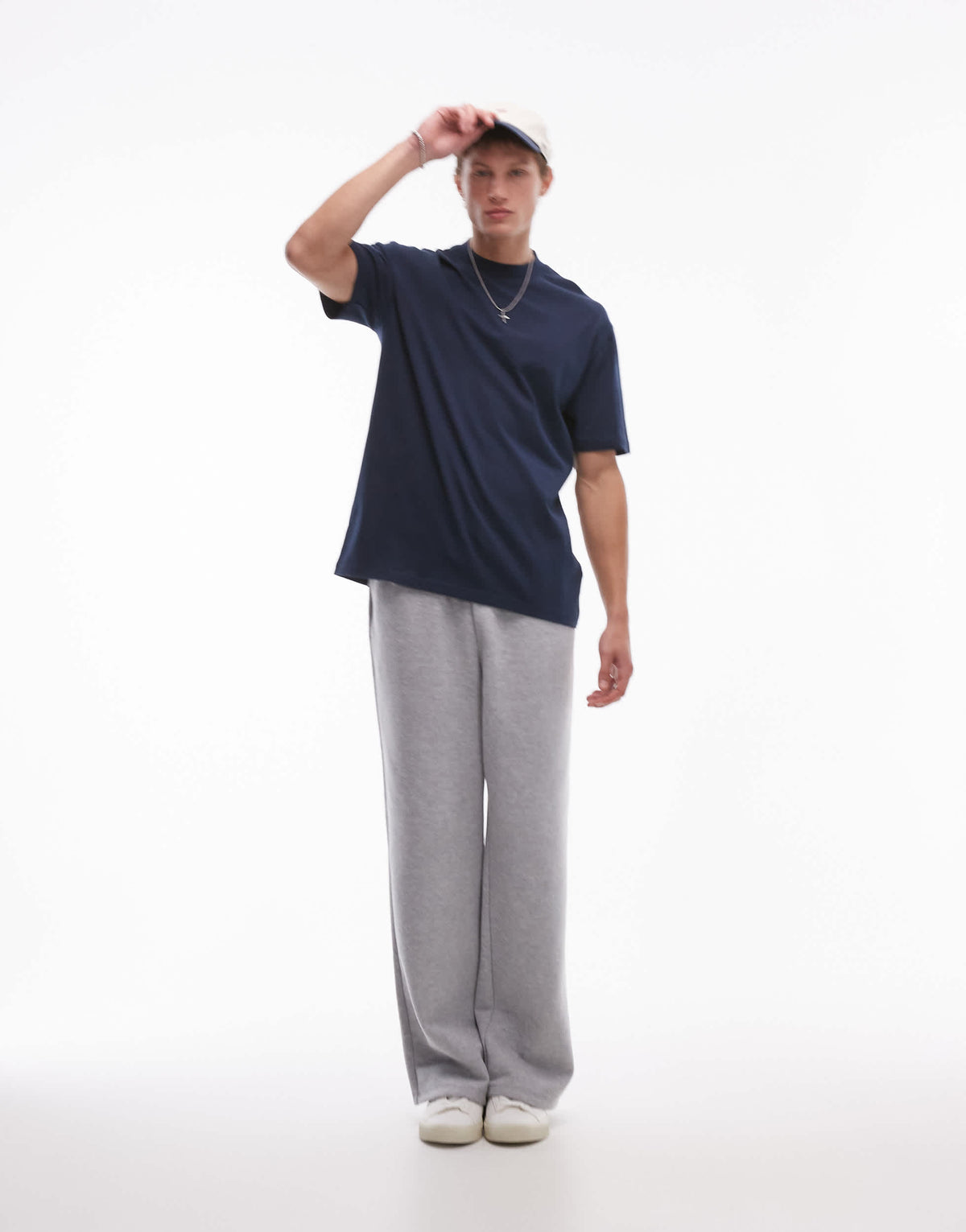 Topman relaxed fit t-shirt in navy